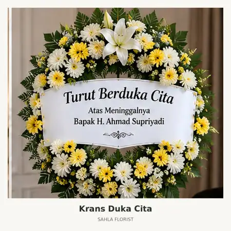 Krans Bunga Duka Sumba Barat